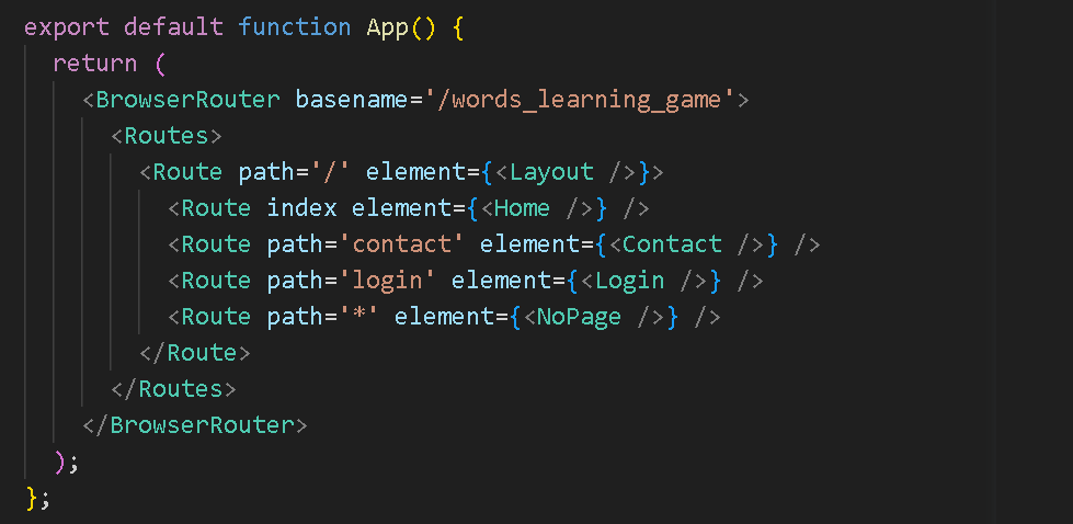 Add basename for client side routing.png